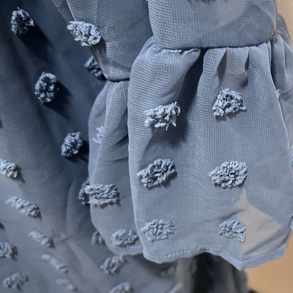 Chic Blue Textured Dress XXL - Picture 12 of 13